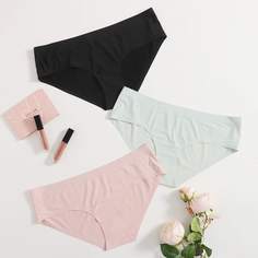 3 пакета бесшовные трусики размера плюс Shein
