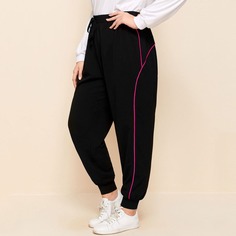 Брюки размера плюс с узлом Shein