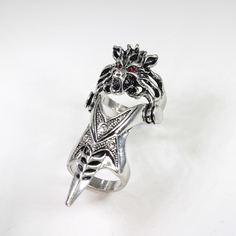 Мужское кольцо в животной головы Shein