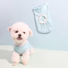 Мультяшный принт Майки для домашних животных Shein