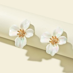 Серьги-гвоздики в форме цветка Shein