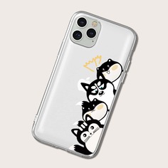 Чехол для iPhone с мультипликационным принтом Shein
