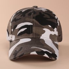 Детская бейсболка с камуфляжным рисунком Shein
