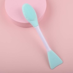 1шт Двусторонняя силиконовая щетка для лица Shein