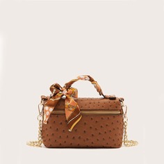 На цепочке с бантом Животный Модный Сумка Shein
