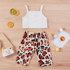 Майка и брюки для девочек Shein
