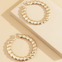 Металлические серьги-кольца Shein