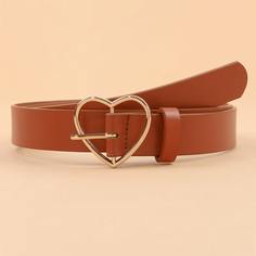 Ремень с пряжкой в форме сердечка Shein