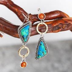 Винтажные серьги с геометрическим дизайном Shein
