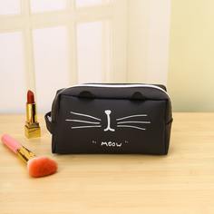 Косметичка с рисунком кошки Shein