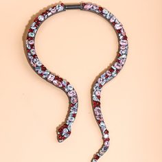 Ожерелье со стразами в виде змеи Shein