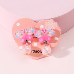 Серьги-подвески с бабочкой для девочек Shein