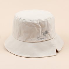 Шляпа-ведро с цветочной вышивкой Shein