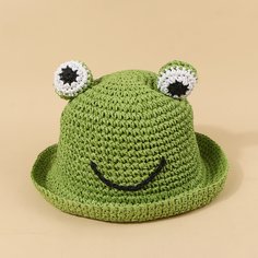 Детская соломенная шляпа с мультипликационным рисунком Shein