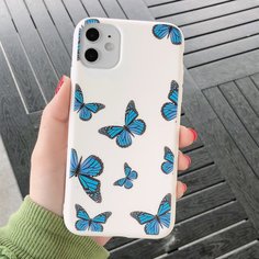 Чехол для телефона с принтом бабочек Shein