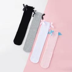 Колготки с бантом для девочек 4 пар Shein