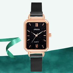 Кварцевые часы с циферблатом звездного неба Shein
