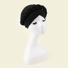 Однотонная плетеная шапка Shein