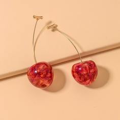 Серьги в форме вишни Shein