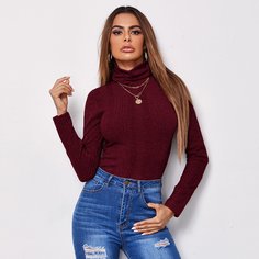 Однотонная футболка Shein