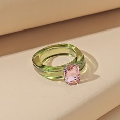 Кольцо со стразами Shein