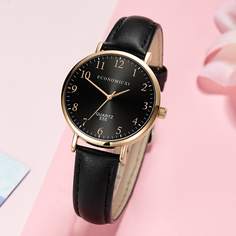 Круглые кварцевые часы 1шт Shein