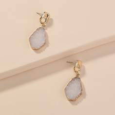 Серьги-подвески с декором из смолы Shein