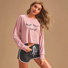 на кулиске Объект милый Пижама Shein