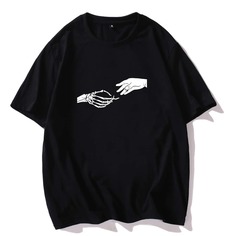 Мужская футболка с короткими рукавами и портретным принтом Shein