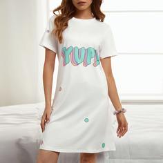 Пижамы с рисунком алфавита Shein
