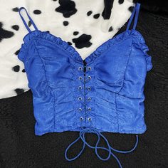 Топ на шнуровке Shein