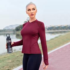 Спортивная футболка с отверстием для большего пальца Shein