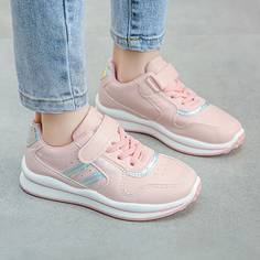Кроссовки на липучке для девочек Shein