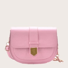 Сумка через плечо с крокодиловым узором Shein