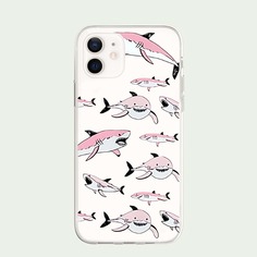 Чехол для телефона с узором акулы Shein