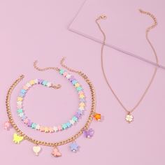 Бабочка Детские Ожерелья Shein