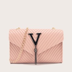 На цепочке Бархома Шеврон Модный Сумка через плечо Shein