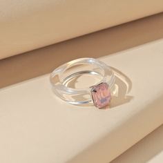 Кольцо со стразами Shein