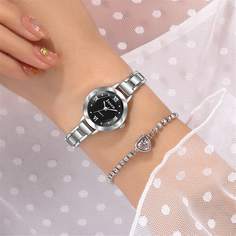 1шт Круглые часы и браслет 1шт Shein
