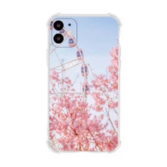 Чехол для iPhone с принтом растений Shein