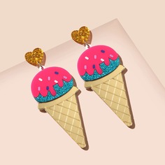 Серьги-подвески с мороженым Shein