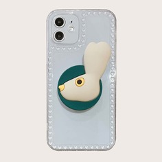Чехол для телефона с выдвижной ручкой в форме кролика Shein