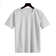 Однотонная футболка со спущенным рукавом Shein