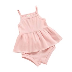 Майка и шорты для девочек Shein