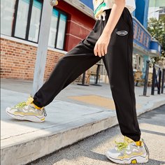 Спортивные брюки на кулиске для мальчиков Shein
