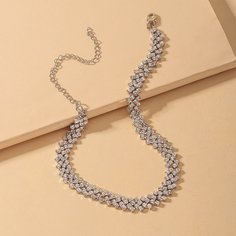 Колье со стразами Shein