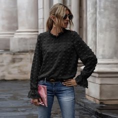 Блуза с оригинальным рукавом Shein