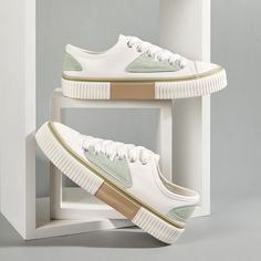 Холщовые туфли на шнурках Shein