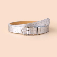 Ремень с крокодиловым узором Shein