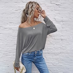 Футболка с открытыми плечами Shein